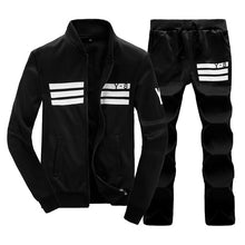 Load image into Gallery viewer, 2019 Spring Set Men New Sportswear Autumn Suit Clothes Tracksuits Male Zipper Sweatshirts +Sweatpants Mens Sporting Track Suits